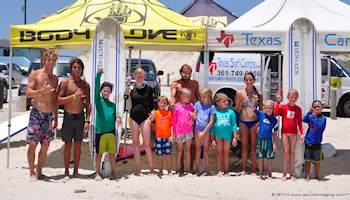 Texas Surf Camp - Bob Hall Pier - July 30, 2014